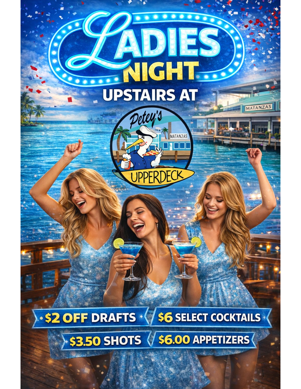 Ladies Night Thursday at Peteys Upper Deck